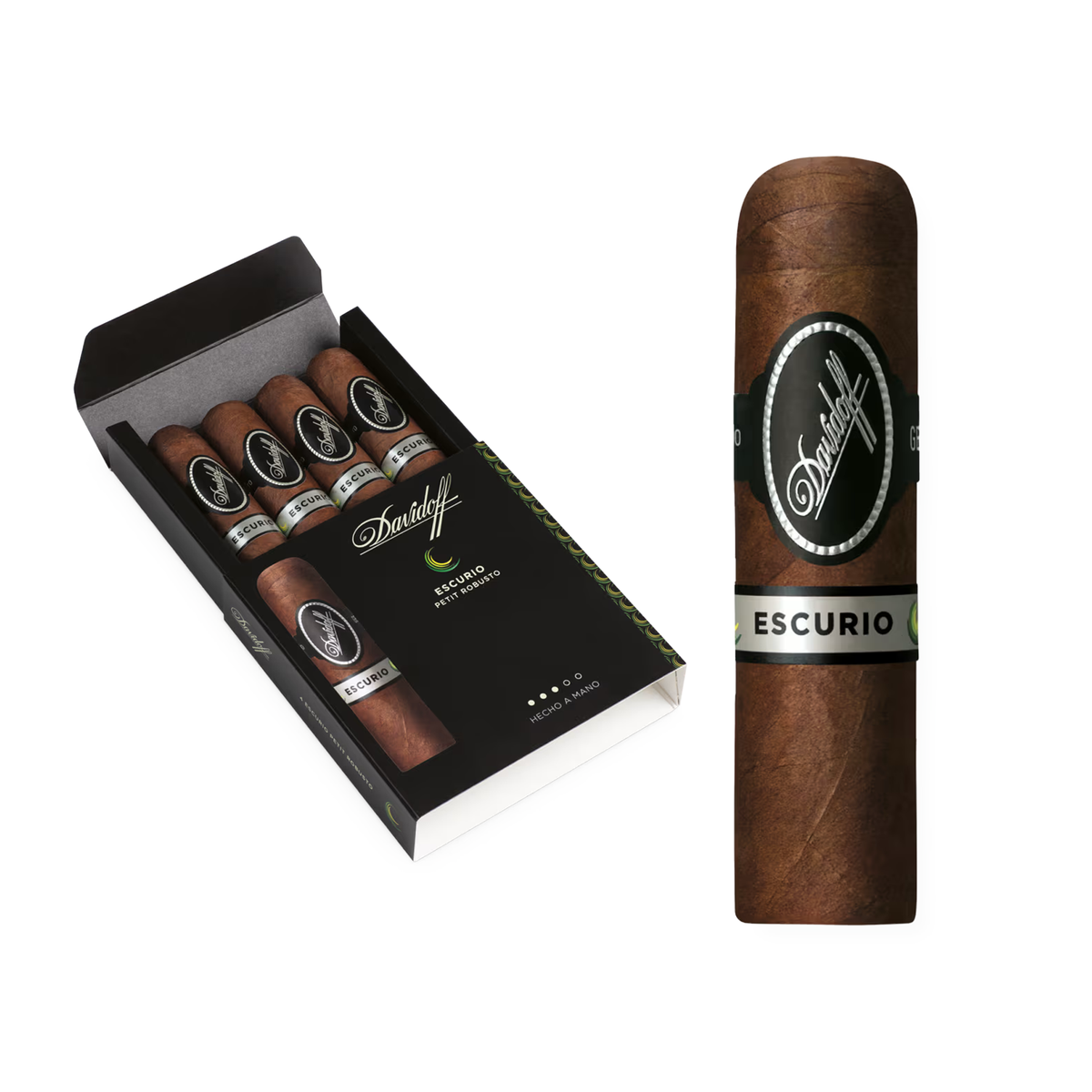 DAVIDOFF ESCURIO PETIT ROBUSTO (4/PACK) - The Slow Draw