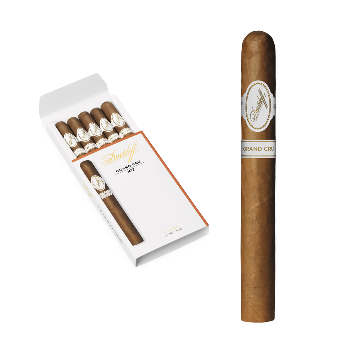 DAVIDOFF GRAND CRU NO. 2 (5/PACK) - The Slow Draw