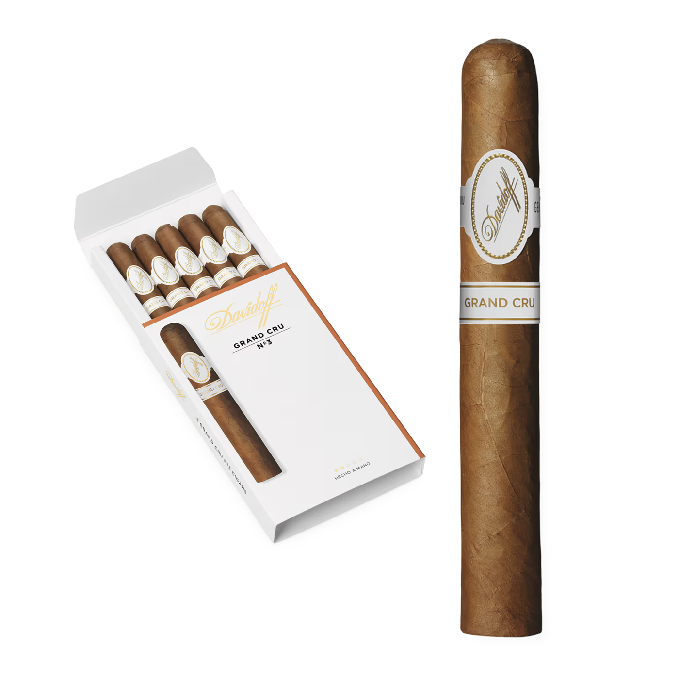 DAVIDOFF GRAND CRU NO. 3 (5/PACK) - The Slow Draw