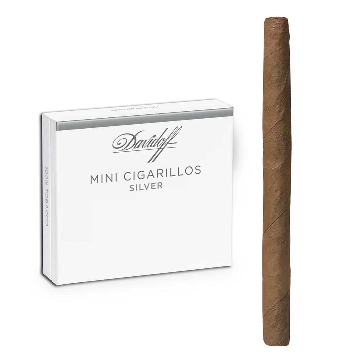 DAVIDOFF MINI CIGARILLOS SILVER (20/PACK) - The Slow Draw