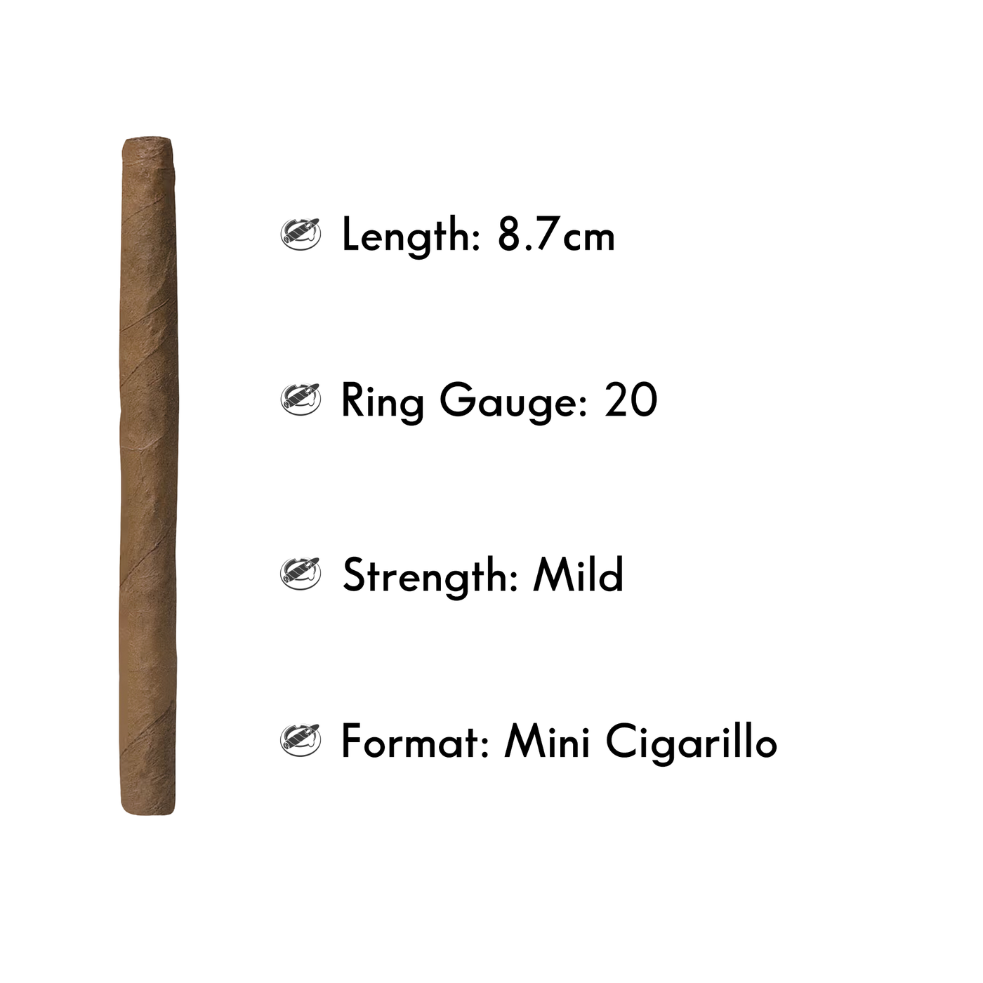 DAVIDOFF MINI CIGARILLOS SILVER (20/PACK) - The Slow Draw