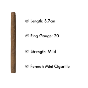 DAVIDOFF MINI CIGARILLOS SILVER (20/PACK) - The Slow Draw