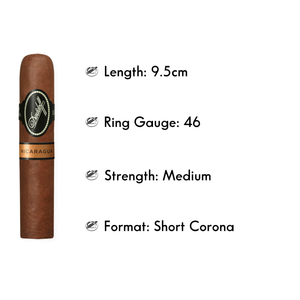 DAVIDOFF NICARAGUA SHORT CORONA (5/PACK) - The Slow Draw