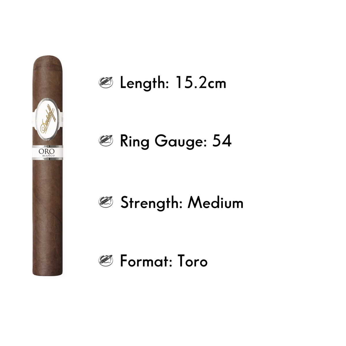 DAVIDOFF ORO BLANCO (1/PACK) - The Slow Draw
