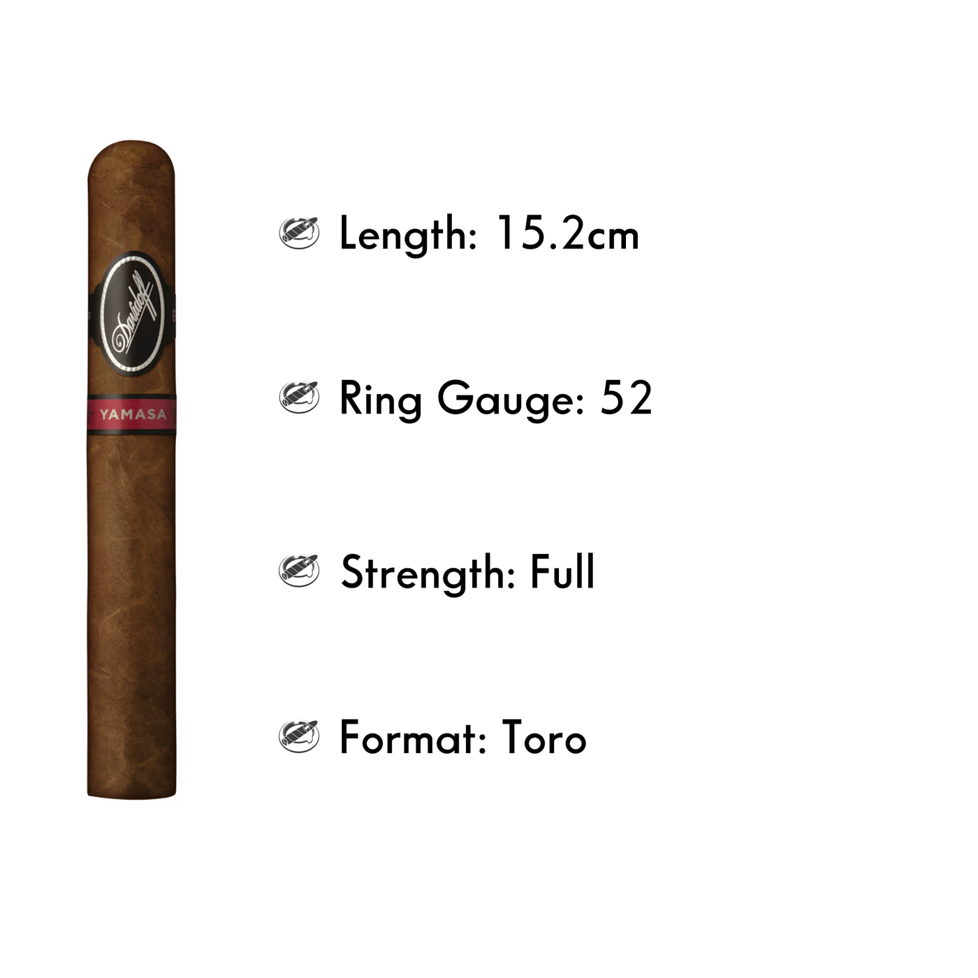 DAVIDOFF YAMASA TORO (4/PACK) - The Slow Draw