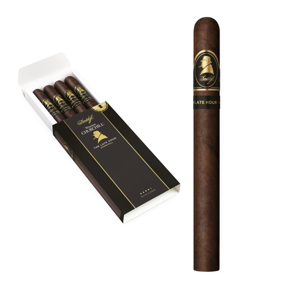 DAVIDOFF WINSTON CHURCHILL LATE HOUR CHURCHILL (4/PACK) - The Slow Draw