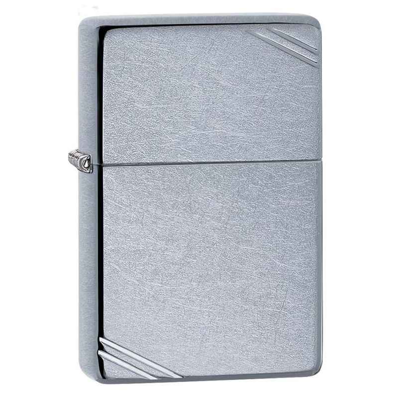 Zippo Classic Street Chrome Lighter with Slashes