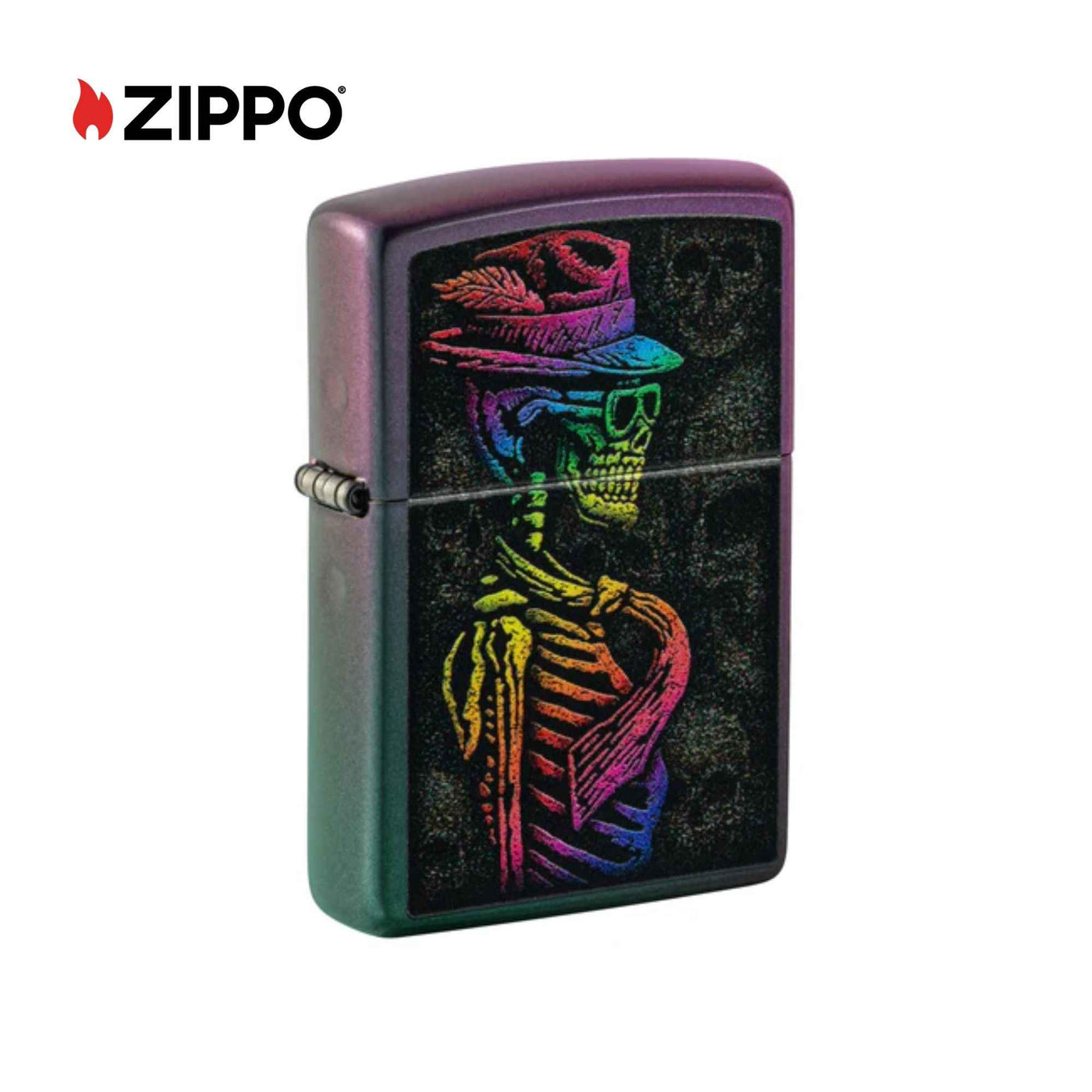 Zippo Flamingo Skull Design Windproof Lighter